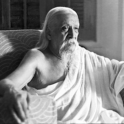 Sri Aurobindo, 1950 foto di Henry Cartier-Bresson